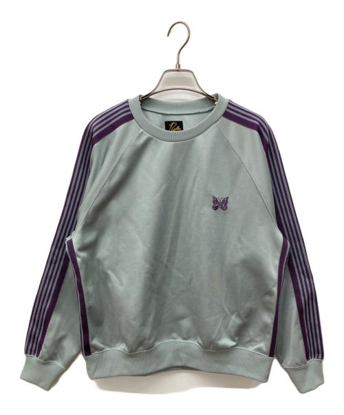 Needles（ニードルズ）Needles (ニードルズ) Track Crew Neck Shirt ― Poly Smooth ブルー サイズ:2の古着・服飾アイテム