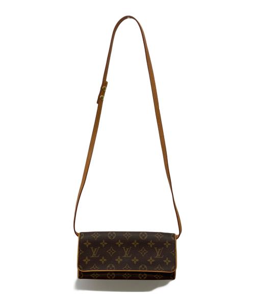 LOUIS VUITTON（ルイ ヴィトン）LOUIS VUITTON (ルイ ヴィトン) ポシェットツインGM　モノグラム　ポシェット ブラウンの古着・服飾アイテム