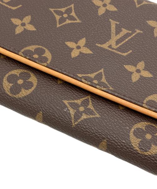 LOUIS VUITTON（ルイ ヴィトン）LOUIS VUITTON (ルイ ヴィトン) ポシェットツインGM　モノグラム　ポシェット ブラウンの古着・服飾アイテム