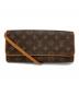 LOUIS VUITTON（ルイ ヴィトン）の古着「ポシェットツインGM　モノグラム　ポシェット」｜ブラウン