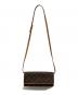 LOUIS VUITTON (ルイ ヴィトン) ポシェットツインGM　モノグラム　ポシェット ブラウン：55000円