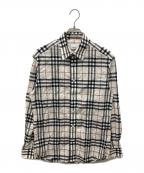 BURBERRYバーバリー）の古着「ノヴァチェックシャツ」｜ホワイト
