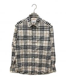 BURBERRY（バーバリー）の古着「ノヴァチェックシャツ」｜ホワイト