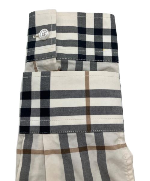 BURBERRY（バーバリー）BURBERRY (バーバリー) ノヴァチェックシャツ ホワイト サイズ:Ｓの古着・服飾アイテム