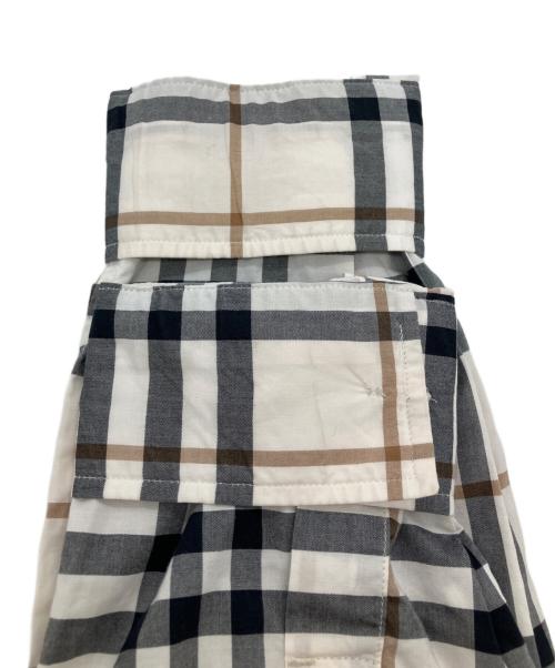 BURBERRY（バーバリー）BURBERRY (バーバリー) ノヴァチェックシャツ ホワイト サイズ:Ｓの古着・服飾アイテム