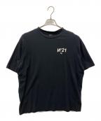 N°21ヌメロヴェントゥーノ）の古着「プリントTシャツ」｜ブラック