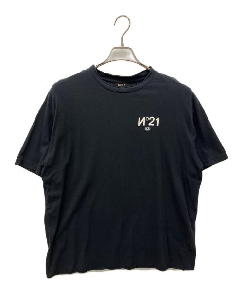 N°21（ヌメロヴェントゥーノ）N°21 (ヌメロヴェントゥーノ) プリントTシャツ ブラック サイズ:Mの古着・服飾アイテム