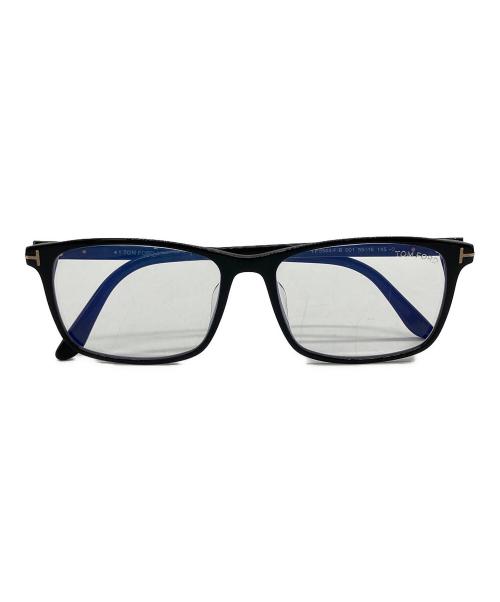 TOM FORD（トムフォード）TOM FORD (トムフォード) ブルーライトカットメガネ ブラック サイズ:55□16 145の古着・服飾アイテム