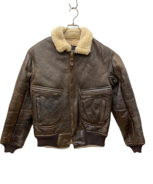 AVIREX（アヴィレックス）AVIREX (アヴィレックス) B-7フライトジャケット ブラウン サイズ:38の古着・服飾アイテム