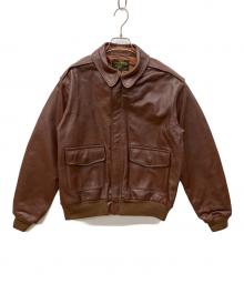 Aero LEATHER（エアロレザー）の古着「TYPE A-2 フライトジャケット」｜ブラウン