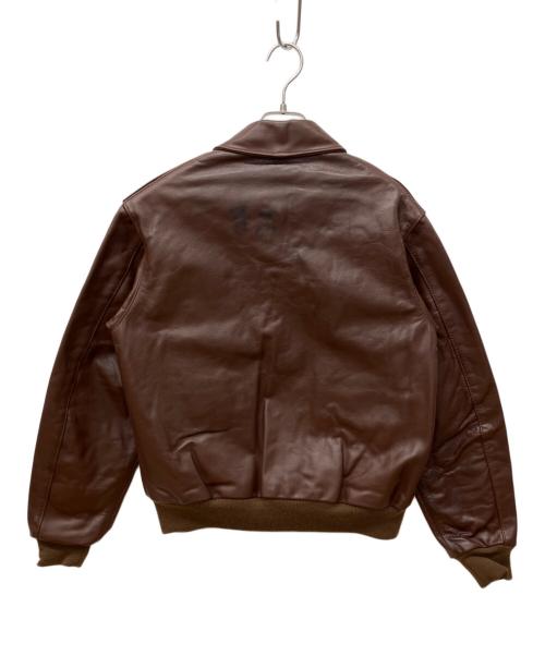 Aero LEATHER（エアロレザー）Aero LEATHER (エアロレザー) TYPE A-2 フライトジャケット ブラウン サイズ:40の古着・服飾アイテム