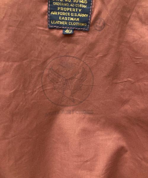 EASTMAN（イーストマン）EASTMAN (イーストマン) TYPE A-2 フライトジャケット ブラウン サイズ:40の古着・服飾アイテム