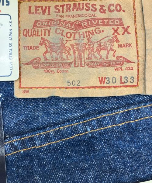 LEVI'S（リーバイス）LEVI'S (リーバイス) 502デニムパンツ インディゴ サイズ:W30×L33 未使用品の古着・服飾アイテム