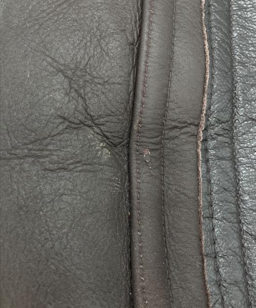 Willis&Geiger（ウィルスガイガー）Willis&Geiger (ウィルスガイガー) ムートンジャケット ブラウン サイズ:40の古着・服飾アイテム