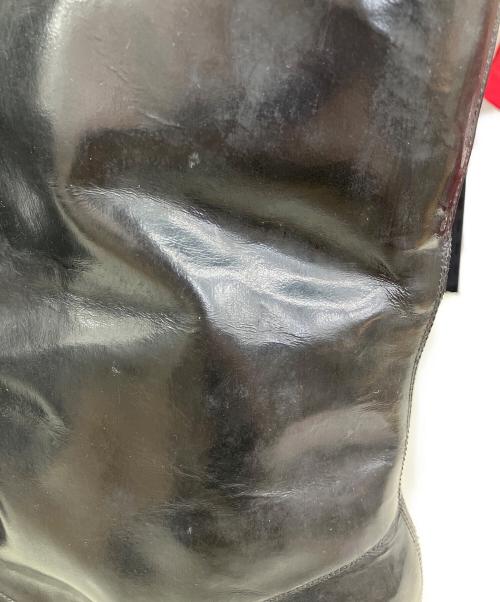 -（-）- (-) レザーロングブーツ ブラック サイズ:26.5の古着・服飾アイテム