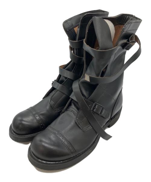 NITRENE（ナイトレン）NITRENE (ナイトレン) レザーブーツ ブラック サイズ:7の古着・服飾アイテム