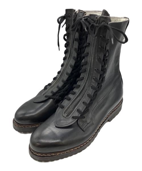 German Army（ドイツ軍）GERMAN ARMY (ドイツ軍) レザーブーツ ブラック サイズ:不明の古着・服飾アイテム