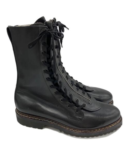 German Army（ドイツ軍）GERMAN ARMY (ドイツ軍) レザーブーツ ブラック サイズ:不明の古着・服飾アイテム