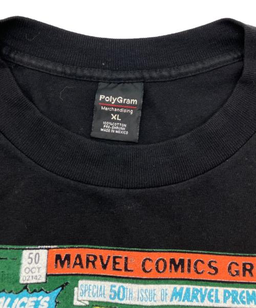 Poly Gram（ポリグラム）POLY GRAM (ポリグラム) プリントTシャツ ブラック サイズ:XLの古着・服飾アイテム