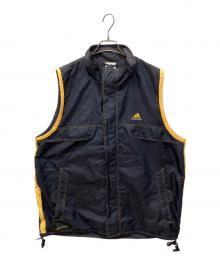 adidas（アディダス）の古着「中綿ベスト」｜ネイビー
