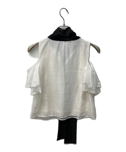 MERCURY DUO（マーキュリーデュオ）MERCURY DUO (マーキュリーデュオ) アメスリラッフルボウタイブラウス アイボリー サイズ:FREEの古着・服飾アイテム