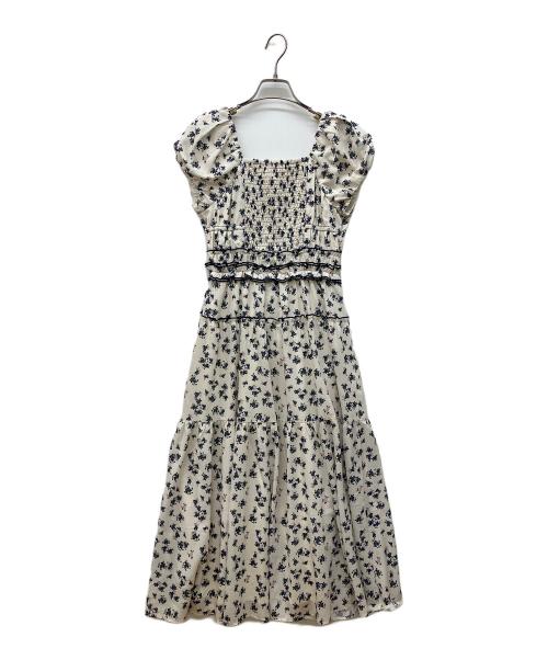 HER LIP TO（ハーリップトゥ）HER LIP TO (ハーリップトゥ) Shadow Floral Dress（シャドー フローラル ドレス）　ノースリーブワンピース アイボリー サイズ:Mの古着・服飾アイテム