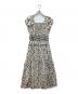HER LIP TO（ハーリップトゥ）の古着「Shadow Floral Dress（シャドー フローラル ドレス）　ノースリーブワンピース」｜アイボリー
