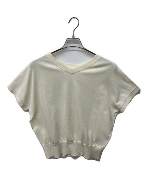 UNTITLED（アンタイトル）UNTITLED (アンタイトル) ドライタッチコットンプルオーバー アイボリー サイズ:2の古着・服飾アイテム