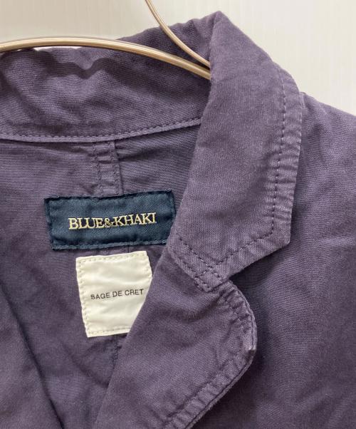 sage de cret（サージュデクレ）sage de cret (サージュデクレ) BLUE&KHAKI 倉敷染コットンジャケット ネイビー サイズ:Mの古着・服飾アイテム