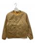 ROKX（ロックス）の古着「QUILT CARDIGAN insulated POLARTEC POWER FILL」｜ブラウン