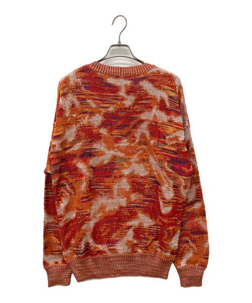 missoni（ミッソーニ）missoni (ミッソーニ) 総柄ニット オレンジ サイズ:-の古着・服飾アイテム