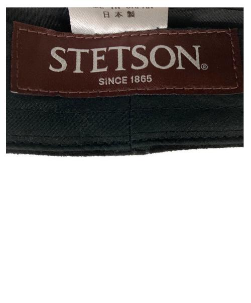 STETSON（ステットソン）STETSON (ステットソン) レザーハンチング ブラックの古着・服飾アイテム
