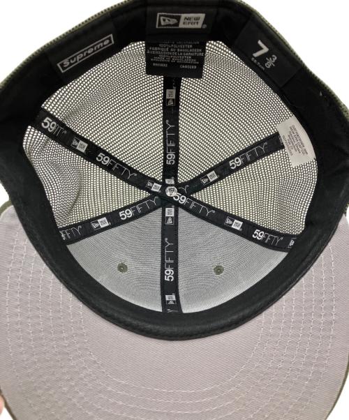 SUPREME（シュプリーム）SUPREME (シュプリーム) New Era (ニューエラ) BOX LOGO MESH BACK CAP　メッシュキャップ カーキの古着・服飾アイテム