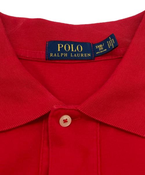 POLO RALPH LAUREN（ポロ・ラルフローレン）POLO RALPH LAUREN (ポロ・ラルフローレン) ポロシャツ レッド サイズ:2XLの古着・服飾アイテム