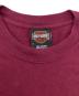 中古・古着 HARLEY-DAVIDSON (ハーレーダビッドソン) プリントTシャツ ワインレッド サイズ:M：5000円