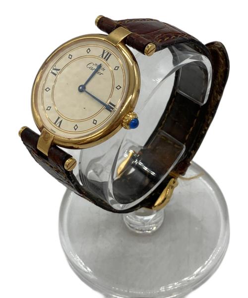 Cartier（カルティエ）Cartier (カルティエ) マストヴァンドーム ヴェルメイユ LM　腕時計　クォーツの古着・服飾アイテム
