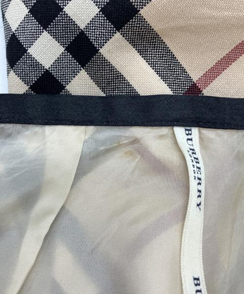 BURBERRY LONDON（バーバリーロンドン）BURBERRY LONDON (バーバリーロンドン) ノヴァチェックロングスカート ベージュ サイズ:38の古着・服飾アイテム