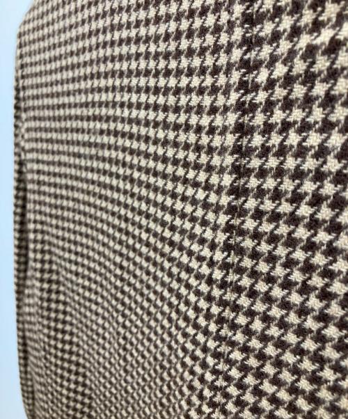 PS Paul Smith（ＰＳポールスミス）PS Paul Smith (ＰＳポールスミス) 千鳥格子ダッフルコート ベージュ サイズ:Ｌの古着・服飾アイテム