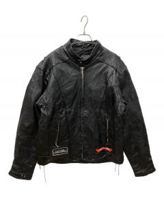 中古・古着通販】GREEDY (グリーディ) レザージャケット ブラック
