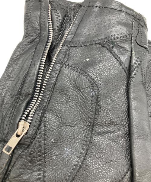 Diamond Plate（ダイヤモンドプレート）Diamond Plate (ダイヤモンドプレート) レザージャケット ブラック サイズ:Mの古着・服飾アイテム