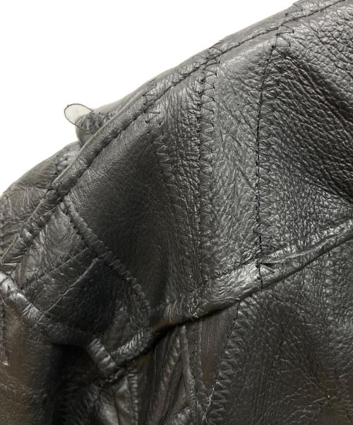 Diamond Plate（ダイヤモンドプレート）Diamond Plate (ダイヤモンドプレート) レザージャケット ブラック サイズ:Mの古着・服飾アイテム