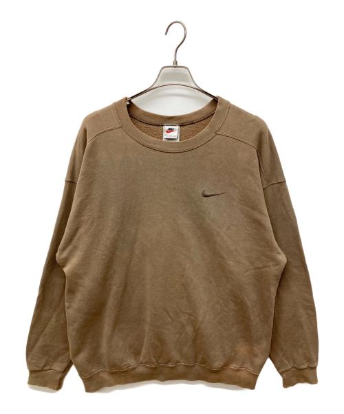 NIKE（ナイキ）NIKE (ナイキ) クルーネックスウェット ブラウン サイズ:Mの古着・服飾アイテム