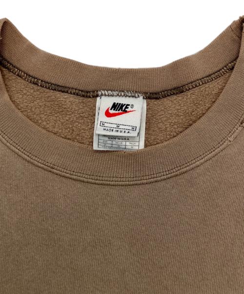 NIKE（ナイキ）NIKE (ナイキ) クルーネックスウェット ブラウン サイズ:Mの古着・服飾アイテム
