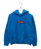 SUPREMEシュプリーム）の古着「Box Logo Hooded Sweatshirt　ボックスロゴフーデットスウェットシャツ　パーカー　 25FW」｜ブルー