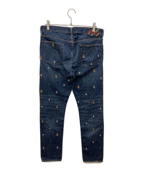 POLO RALPH LAUREN（ポロ・ラルフローレン）POLO RALPH LAUREN (ポロ・ラルフローレン) Sullivan スリム エンブロイダード インディゴ サイズ:W32×L32の古着・服飾アイテム