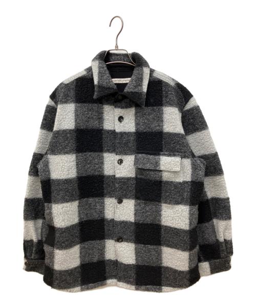 UNITED ARROWS（ユナイテッドアローズ）UNITED ARROWS (ユナイテッドアローズ) バッファローチェック オーバーシャツ ブラック サイズ:Ｌの古着・服飾アイテム