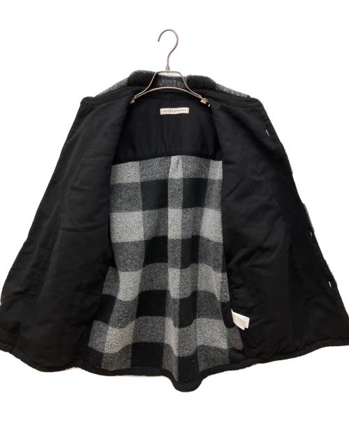 UNITED ARROWS（ユナイテッドアローズ）UNITED ARROWS (ユナイテッドアローズ) バッファローチェック オーバーシャツ ブラック サイズ:Ｌの古着・服飾アイテム