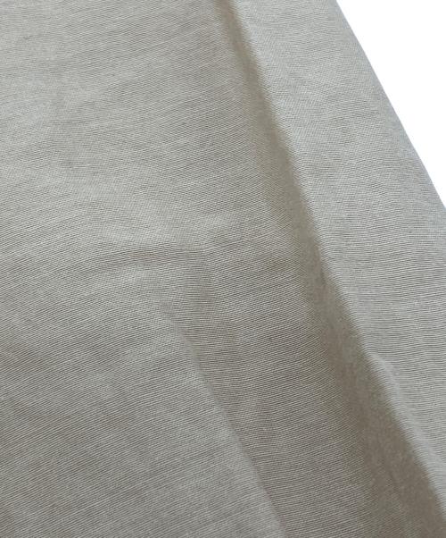 Spick and Span（スピック＆スパン）Spick and Span (スピック＆スパン) コットンシルクティアードフリルスリーブブラウス ベージュ サイズ:Freeの古着・服飾アイテム