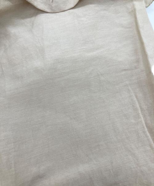 Spick and Span（スピック＆スパン）Spick and Span (スピック＆スパン) コットンシルクティアードフリルスリーブブラウス ベージュ サイズ:Freeの古着・服飾アイテム