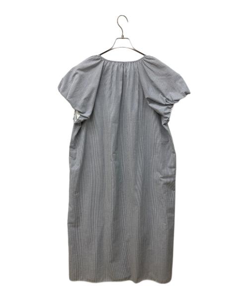Spick and Span（スピック＆スパン）Spick and Span (スピック＆スパン) サッカーパフスリーブワンピース スカイブルー サイズ:36の古着・服飾アイテム